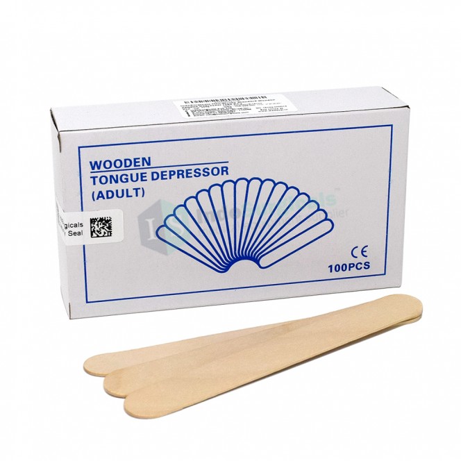 Non-Sterile Standard Wooden Tongue Depressor (100 Pcs.) Manufacturer, Supplier & Exporter