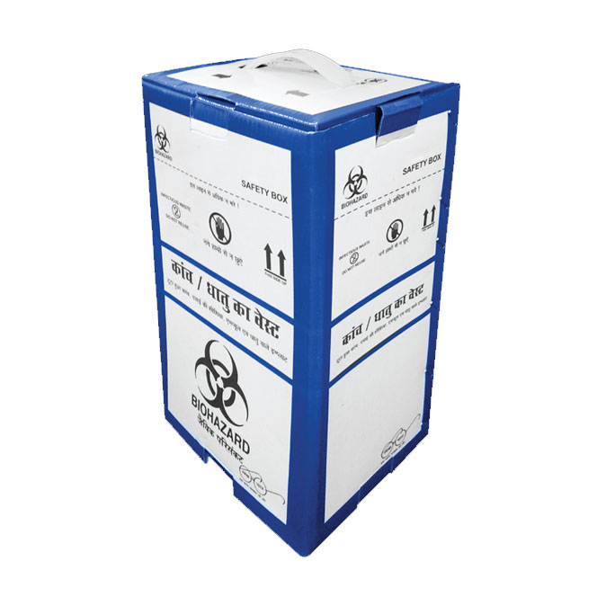Cardboard Safety Box (Medical Waste Disposal Biohazard Safety Cardboard Box) Supplier