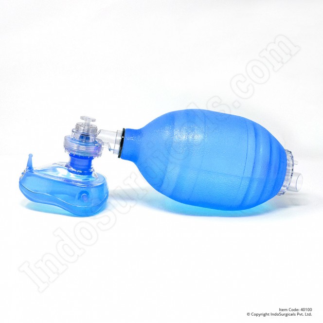 Blue Silicone Resuscitator (Adult) Autoclavable Manufacturer
