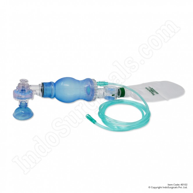 Blue Silicone Resuscitator (Infant) Autoclavable Manufacturer, Supplier & Exporter
