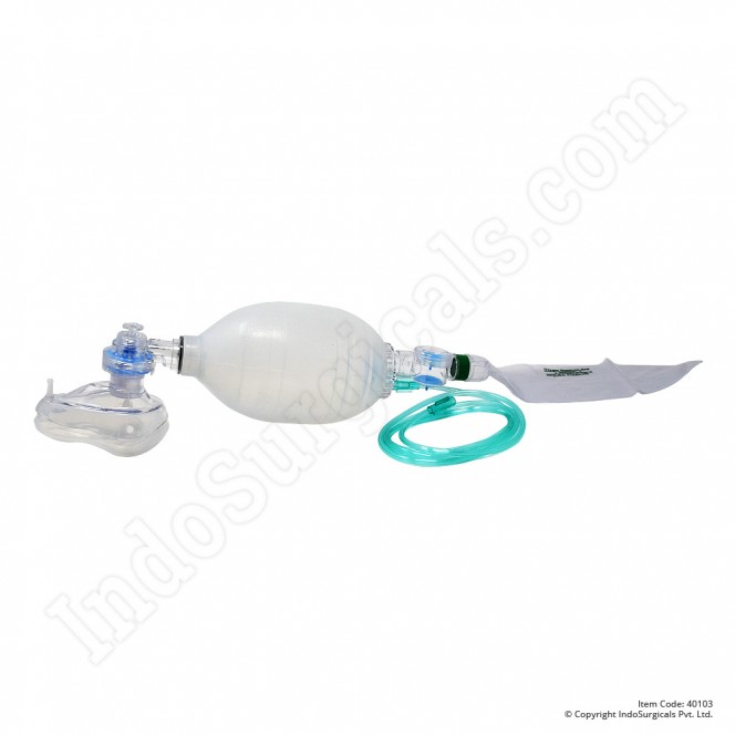 White Silicone Resuscitator (Adult) Autoclavable Manufacturer, Supplier & Exporter