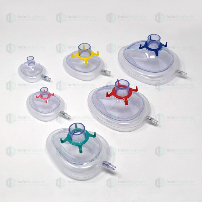 Anaesthesia Air Cushion Face Mask Transparent with Valve Manufacturer