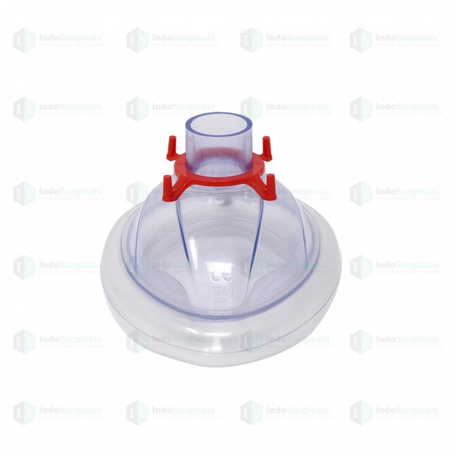 Anaesthesia Air Cushion Face Mask Transparent with Valve Exporter