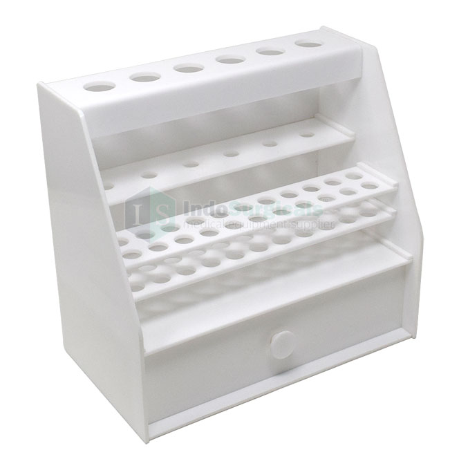 Micropipette Stand for 6 Pipette with Test Tube Rack & Drawer Manufacturer