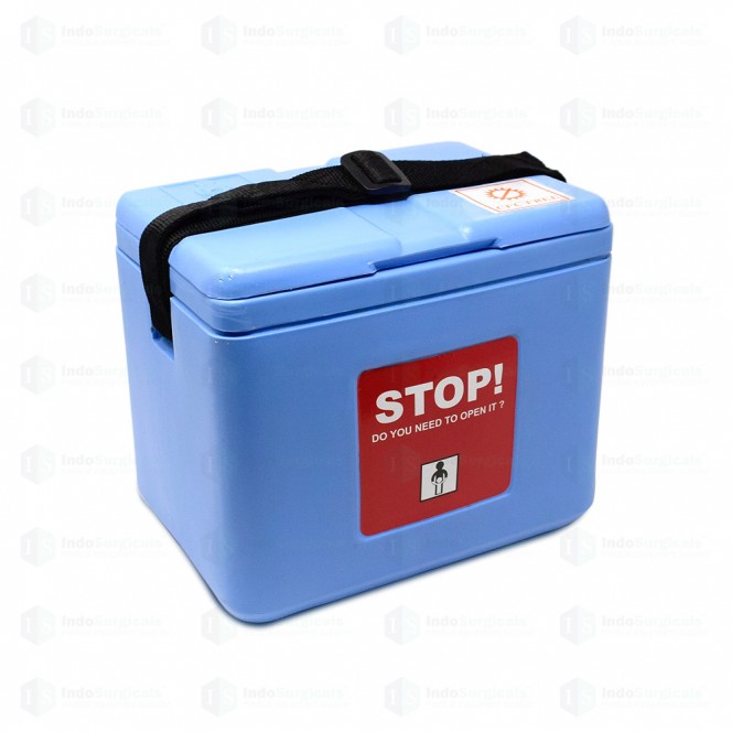 Small Vaccine Carrier Box with 2 Ice Packs (0.80 Litre) Manufacturer