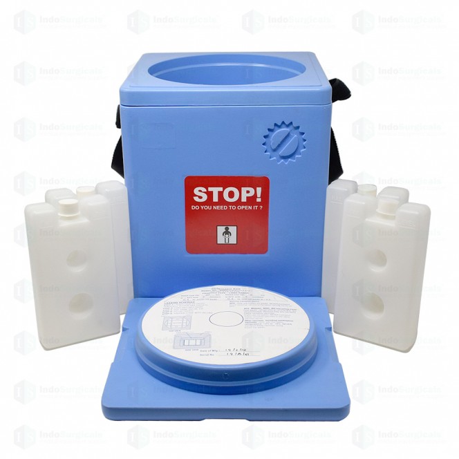 Large Vaccine Carrier Box with 4 Ice Packs (1.35 Litre) Supplier