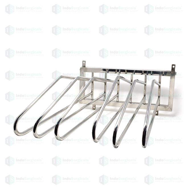 Wall Mounted Lead Apron Rack (SS 304 Grade) Supplier