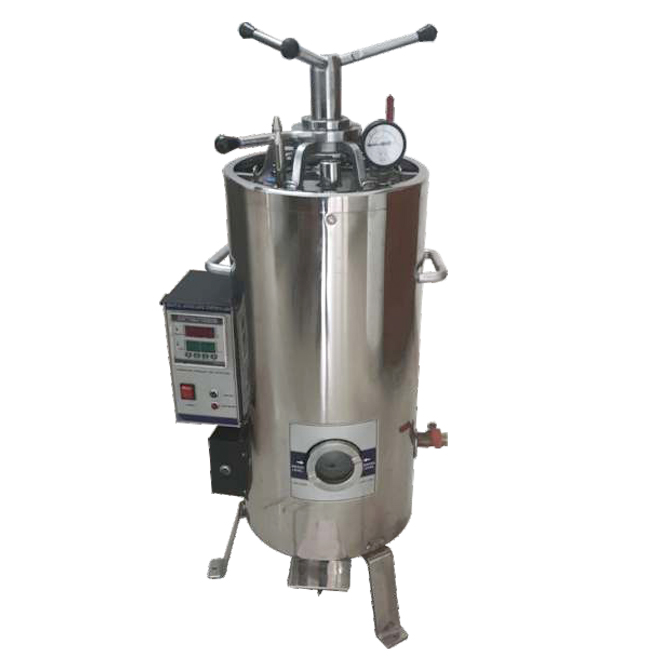 Vertical Autoclave SS with Digital controller (Double wall, Radial Locking) Supplier