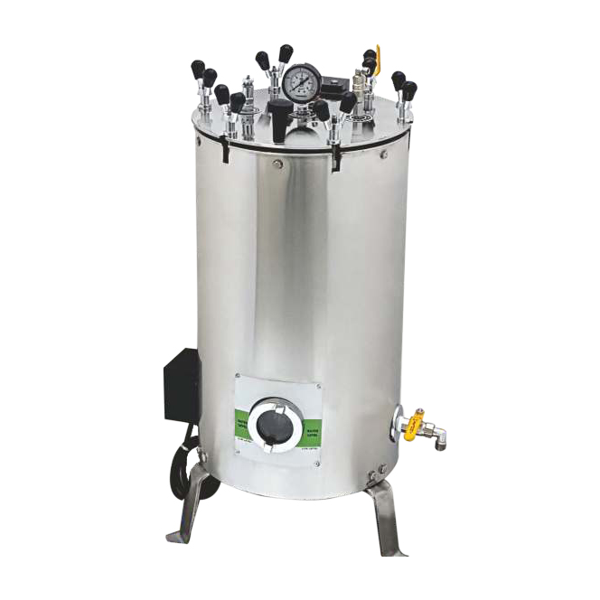 Vertical Autoclave Stainless Steel (Double Wall, Nut Locking) Supplier