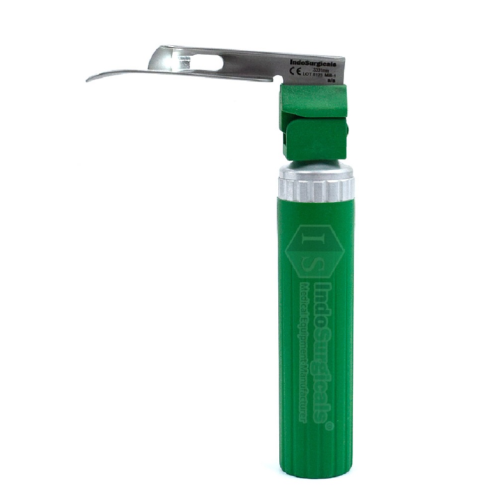 IndoSurgicals Disposable Miller Type Fiber Optic Laryngoscope