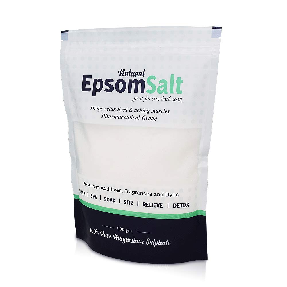 Epsom Salt for Pain Relief, Detoxification and Sitz Bath 900 gm Supplier