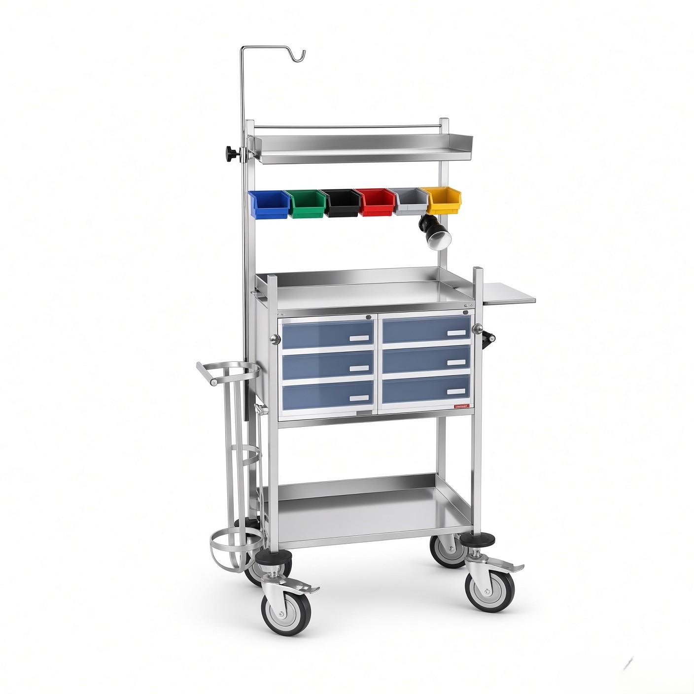 Crash Cart Trolley Stainless Steel Supplier