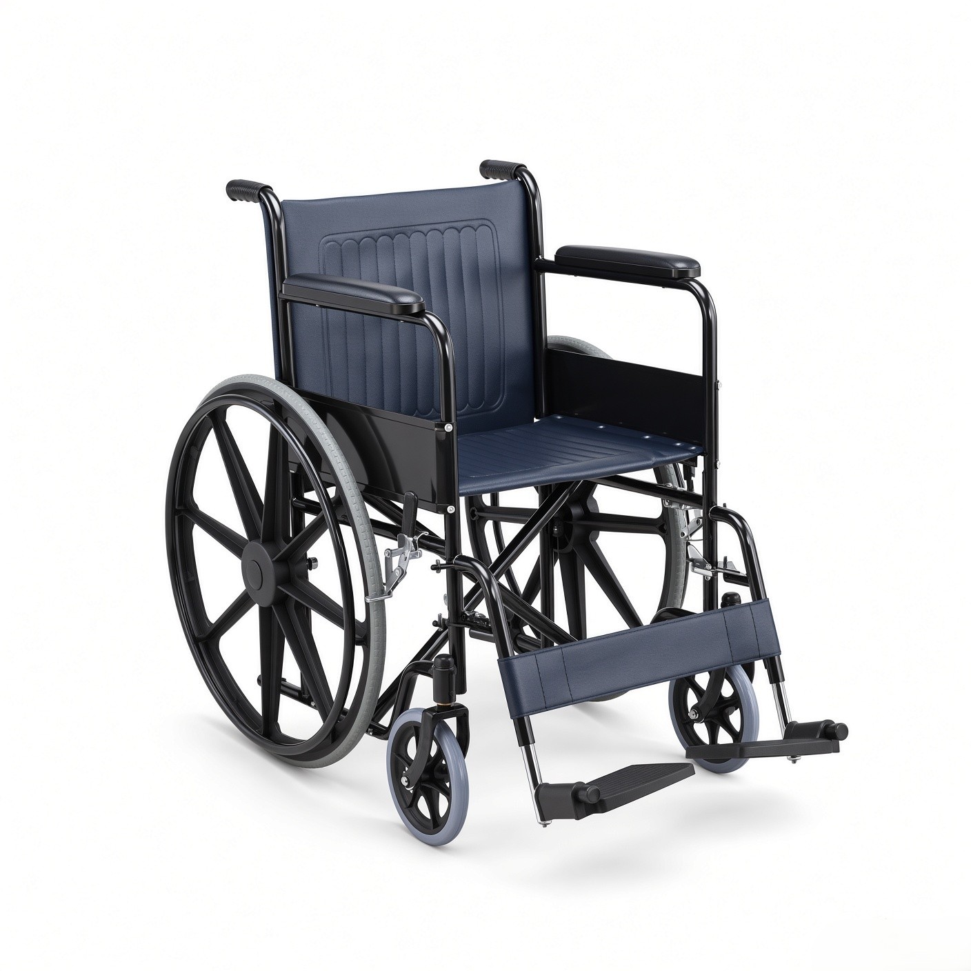 IndoSurgicals Folding Wheelchair