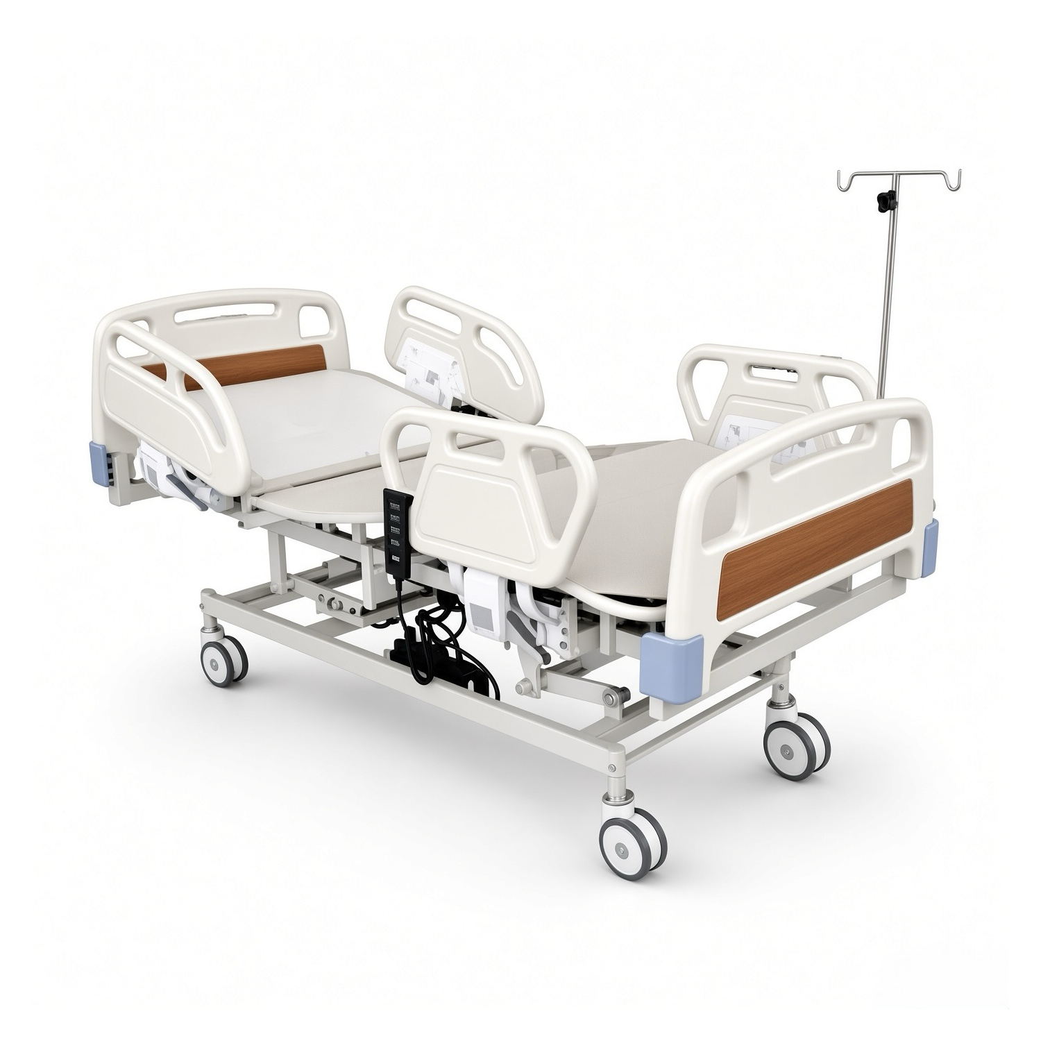 Electric ICU Bed with ABS Panel and ABS Safety Rails Supplier