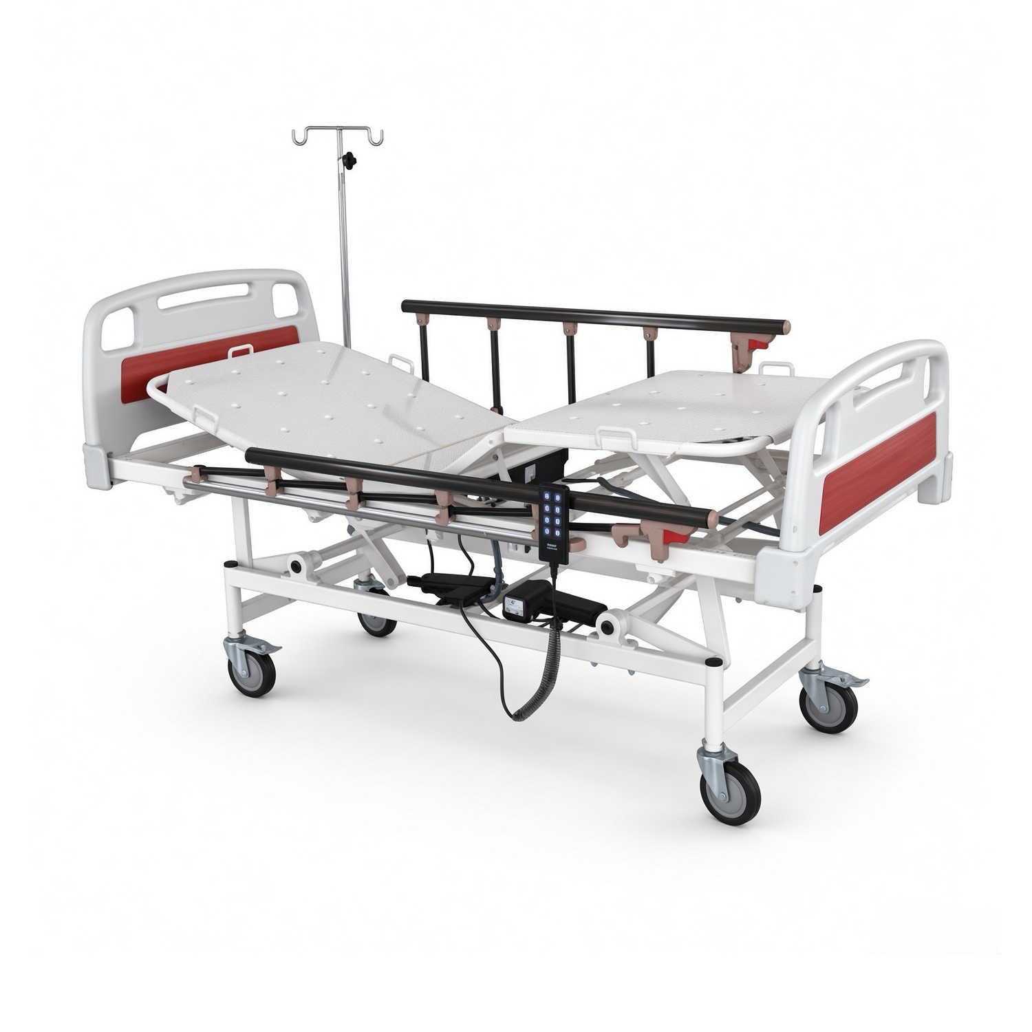 Electric ICU Bed with ABS Panel and Aluminium Safety Rails Supplier
