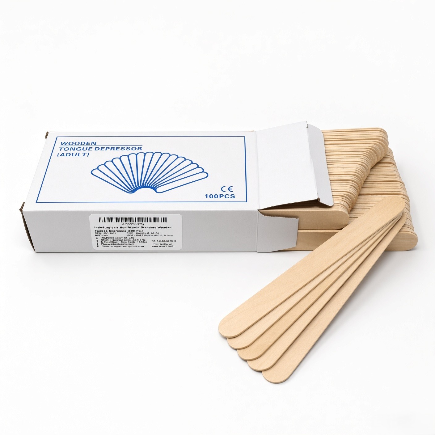 Non-Sterile Standard Wooden Tongue Depressor (100 Pcs.) image 2
