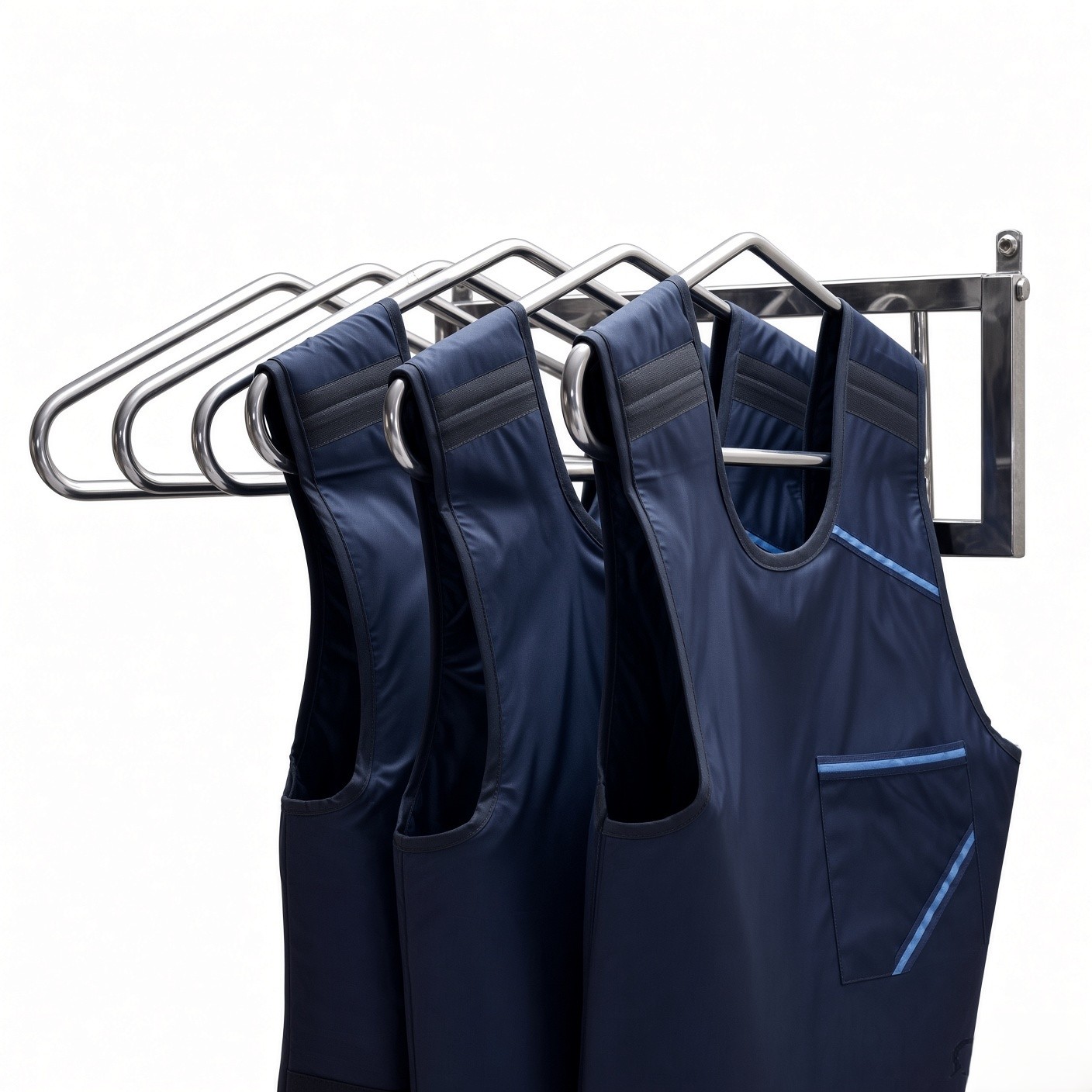 Wall Mounted Lead Apron Rack (SS 304 Grade) image 2